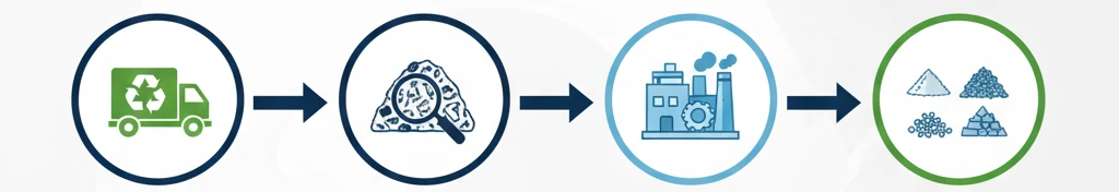 Proces przetwórstwa odpadów